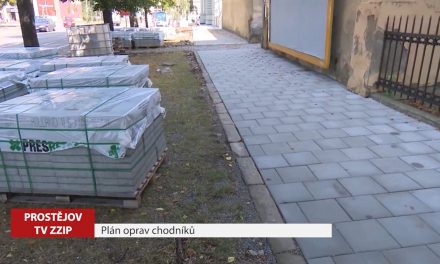Město dá letos do oprav chodníků sedm milionů korun