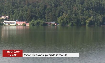 Kvalita vody v Plumlovské přehradě se zhoršila