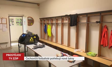 Čechovičtí fotbalisté potřebují nové šatny