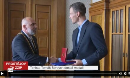 Tenista Tomáš Berdych dostal medaili