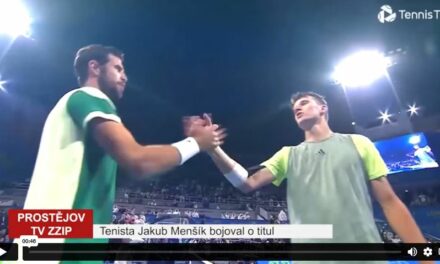 Tenista Jakub Menšík bojoval o titul