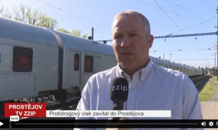 Protidrogový vlak zavítal do Prostějova
